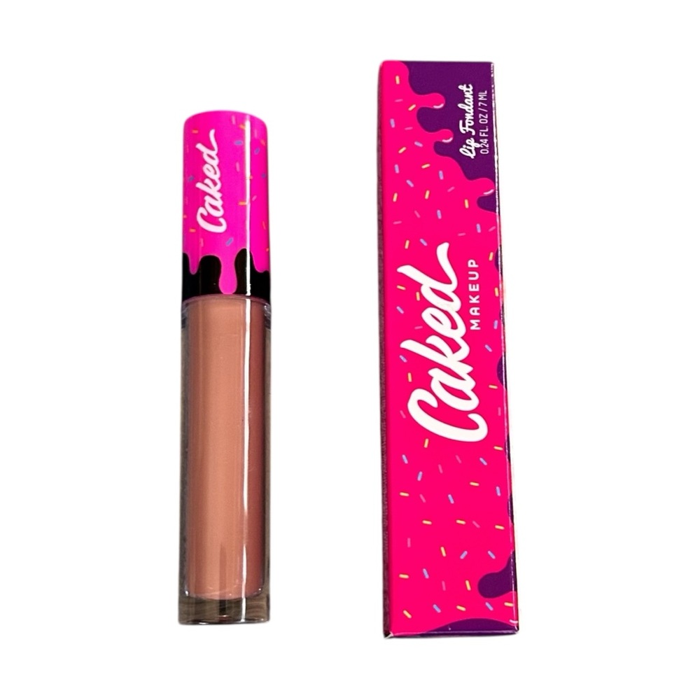 Caked Makeup Crème de la Crème Lip Fondant Matte Neutral Indie Discontinued NWT